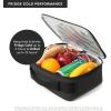 image:imageTitan by Arctic Zone Fridge Cold Lunch Box with 2 Gel Ice Packs Small Insulated Cooler Bag with Leak Proof Lining for School and Work Cotton CandyBlack Ice