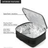 image:imageTitan by Arctic Zone Fridge Cold Lunch Box with 2 Gel Ice Packs Small Insulated Cooler Bag with Leak Proof Lining for School and Work Cotton CandyBlack Ice