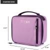 image:imageTitan by Arctic Zone Fridge Cold Lunch Box with 2 Gel Ice Packs Small Insulated Cooler Bag with Leak Proof Lining for School and Work Cotton CandyLavender