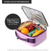 image:imageTitan by Arctic Zone Fridge Cold Lunch Box with 2 Gel Ice Packs Small Insulated Cooler Bag with Leak Proof Lining for School and Work Cotton CandyLavender
