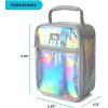 image:imageArctic Zone Chrome Lunch Box Combo for Kids with Gel Ice Pack and Sandwich Container Insulated Bag for Travel Lunch MidnightCotton Candy