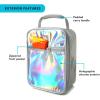 image:imageArctic Zone Chrome Lunch Box Combo for Kids with Gel Ice Pack and Sandwich Container Insulated Bag for Travel Lunch MidnightCotton Candy