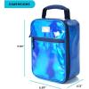 image:imageArctic Zone Chrome Lunch Box Combo for Kids with Gel Ice Pack and Sandwich Container Insulated Bag for Travel Lunch MidnightMidnight
