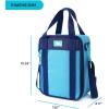 image:imageArctic Zone Chrome Lunch Box Combo for Kids with Gel Ice Pack and Sandwich Container Insulated Bag for Travel Lunch MidnightTrue Blue