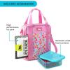 image:imageArctic Zone Chrome Lunch Box Combo for Kids with Gel Ice Pack and Sandwich Container Insulated Bag for Travel Lunch MidnightTutti Fruiti