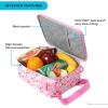 image:imageArctic Zone Chrome Lunch Box Combo for Kids with Gel Ice Pack and Sandwich Container Insulated Bag for Travel Lunch MidnightTutti Fruiti