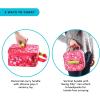 image:imageArctic Zone Chrome Lunch Box Combo for Kids with Gel Ice Pack and Sandwich Container Insulated Bag for Travel Lunch MidnightVery Berry Cherry