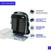 image:imageArctic Zone Ultimate Expandable Insulated Lunch Box Dual Compartment Insulated  GrayGray