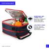 image:imageArctic Zone Ultimate Expandable Insulated Lunch Box Dual Compartment Insulated  GrayNavy