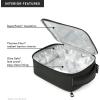 image:imageTitan by Arctic Zone Fridge Cold Lunch Box with 2 Gel Ice Packs Small Insulated Cooler Bag with Leak Proof Lining for School and Work Black Ice