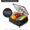image:imageTitan by Arctic Zone Fridge Cold Lunch Box with 2 Gel Ice Packs Small Insulated Cooler Bag with Leak Proof Lining for School and Work Black Ice