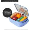 image:imageTitan by Arctic Zone Fridge Cold Lunch Box with 2 Gel Ice Packs Small Insulated Cooler Bag with Leak Proof Lining for School and Work Blooming Daisies