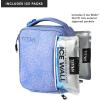 image:imageTitan by Arctic Zone Fridge Cold Lunch Box with 2 Gel Ice Packs Small Insulated Cooler Bag with Leak Proof Lining for School and Work Blooming Daisies