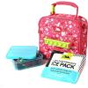 image:imageArctic Zone Chrome Lunch Box Combo for Kids with Gel Ice Pack and Sandwich Container Insulated Bag for Travel Lunch MidnightVery Berry Cherry