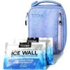 image:imageTitan by Arctic Zone Fridge Cold Lunch Box with 2 Gel Ice Packs Small Insulated Cooler Bag with Leak Proof Lining for School and Work Blooming Daisies