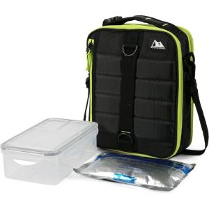 image:imageArctic Zone Ultimate Expandable Insulated Lunch Box Dual Compartment Insulated  GrayBlack