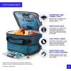 image:imageArctic Zone Titan Deep Freeze Fridge Expandable Insulated Horizontal Lunch Pack GreyBlue