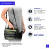 image:imageArctic Zone Titan Deep Freeze Fridge Expandable Insulated Horizontal Lunch Pack GreyGray