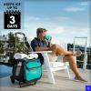 image:imageTitan by Arctic Zone Collapsible Wheeled Soft Sided Cooler with Detachable Rolling AT Cart Insulated Bag with Leak Proof Lining for Travel Beach Picnic 60 Can CapacityProcess Blue