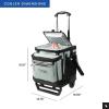 image:imageTitan by Arctic Zone Collapsible Wheeled Soft Sided Cooler with Detachable Rolling AT Cart Insulated Bag with Leak Proof Lining for Travel Beach Picnic 60 Can CapacitySeagrass
