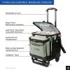 image:imageTitan by Arctic Zone Collapsible Wheeled Soft Sided Cooler with Detachable Rolling AT Cart Insulated Bag with Leak Proof Lining for Travel Beach Picnic 60 Can CapacitySeagrass