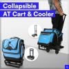 image:imageTitan by Arctic Zone Collapsible Wheeled Soft Sided Cooler with Detachable Rolling AT Cart Insulated Bag with Leak Proof Lining for Travel Beach Picnic 60 Can CapacityProcess Blue