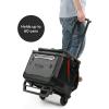 image:imageTitan by Arctic Zone Collapsible Wheeled Soft Sided Cooler with Detachable Rolling AT Cart Insulated Bag with Leak Proof Lining for Travel Beach Picnic 60 Can CapacitySharkskin Grey