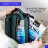 image:imageTitan by Arctic Zone Expandable Lunch Box with 2 Gel Ice Packs Fridge Cold Insulated Cooler Bag with Leak Proof Lining for Men and Women Sharkskin GrayJungle Hunt