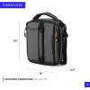 image:imageTitan by Arctic Zone Expandable Lunch Box with 2 Gel Ice Packs Fridge Cold Insulated Cooler Bag with Leak Proof Lining for Men and Women Sharkskin GraySharkskin Grey