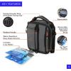 image:imageTitan by Arctic Zone Expandable Lunch Box with 2 Gel Ice Packs Fridge Cold Insulated Cooler Bag with Leak Proof Lining for Men and Women Sharkskin GraySharkskin Grey