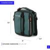 image:imageTitan by Arctic Zone Expandable Lunch Box with 2 Gel Ice Packs Fridge Cold Insulated Cooler Bag with Leak Proof Lining for Men and Women Sharkskin GrayJungle Hunt