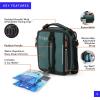image:imageTitan by Arctic Zone Expandable Lunch Box with 2 Gel Ice Packs Fridge Cold Insulated Cooler Bag with Leak Proof Lining for Men and Women Sharkskin GrayJungle Hunt