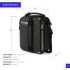 image:imageTitan by Arctic Zone Expandable Lunch Box with 2 Gel Ice Packs Fridge Cold Insulated Cooler Bag with Leak Proof Lining for Men and Women Sharkskin GrayBlack