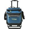 image:imageTitan by Arctic Zone Collapsible Wheeled Soft Sided Cooler with Detachable Rolling AT Cart Insulated Bag with Leak Proof Lining for Travel Beach Picnic 60 Can CapacityMarine Blue