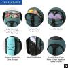 image:imageTitan by Arctic Zone Backpack Cooler Insulated Soft Sided Bag with Leak Proof Lining and Padded Straps for Lunch Picnic and Travel 24 Can CapacityJungle Hunt