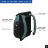 image:imageTitan by Arctic Zone Backpack Cooler Insulated Soft Sided Bag with Leak Proof Lining and Padded Straps for Lunch Picnic and Travel 24 Can CapacityJungle Hunt