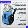 image:imageTitan by Arctic Zone Backpack Cooler Insulated Soft Sided Bag with Leak Proof Lining and Padded Straps for Lunch Picnic and Travel 24 Can CapacityProcess Blue
