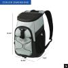 image:imageTitan by Arctic Zone Backpack Cooler Insulated Soft Sided Bag with Leak Proof Lining and Padded Straps for Lunch Picnic and Travel 24 Can CapacitySeagrass