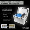 image:imageTitan PRO High Performance Ice Chest  55 Quart Capacity  Hard Cooler with Interior LED Light Dry Bin Ice Saver Performance Booster and Microban Protection  Arctic WhiteArctic White