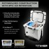 image:imageTitan PRO High Performance Ice Chest  55 Quart Capacity  Hard Cooler with Interior LED Light Dry Bin Ice Saver Performance Booster and Microban Protection  Arctic WhiteArctic White