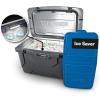 image:imageTitan PRO High Performance Ice Chest  55 Quart Capacity  Hard Cooler with Interior LED Light Dry Bin Ice Saver Performance Booster and Microban Protection  Arctic WhiteGranite Gray