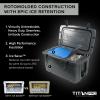 image:imageTitan PRO High Performance Ice Chest  55 Quart Capacity  Hard Cooler with Interior LED Light Dry Bin Ice Saver Performance Booster and Microban Protection  Arctic WhiteGranite Gray