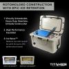 image:imageTitan PRO High Performance Ice Chest  55 Quart Capacity  Hard Cooler with Interior LED Light Dry Bin Ice Saver Performance Booster and Microban Protection  Arctic WhiteDriftwood Tan