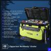 image:imageTitan by Arctic Zone Deep Freeze Cooler  Zipperless Hardbody Cooler  Deep Freeze Insulation HardBody Liner and SmartShelfCitrus