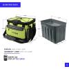 image:imageTitan by Arctic Zone Deep Freeze Cooler  Zipperless Hardbody Cooler  Deep Freeze Insulation HardBody Liner and SmartShelfCitrus