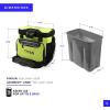 image:imageTitan by Arctic Zone Deep Freeze Cooler  Zipperless Hardbody Cooler  Deep Freeze Insulation HardBody Liner and SmartShelfCitrus