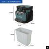 image:imageTitan by Arctic Zone Deep Freeze Cooler  Zipperless Hardbody Cooler  Deep Freeze Insulation HardBody Liner and SmartShelfJungle Hunt