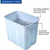 image:imageTitan by Arctic Zone Deep Freeze Cooler  Zipperless Hardbody Cooler  Deep Freeze Insulation HardBody Liner and SmartShelfMarine Blue