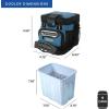 image:imageTitan by Arctic Zone Deep Freeze Cooler  Zipperless Hardbody Cooler  Deep Freeze Insulation HardBody Liner and SmartShelfMarine Blue