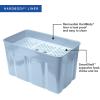 image:imageTitan by Arctic Zone Deep Freeze Cooler  Zipperless Hardbody Cooler  Deep Freeze Insulation HardBody Liner and SmartShelfMarine Blue
